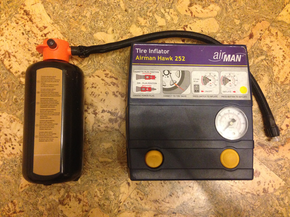 Hawk tyre inflator composite decking boards