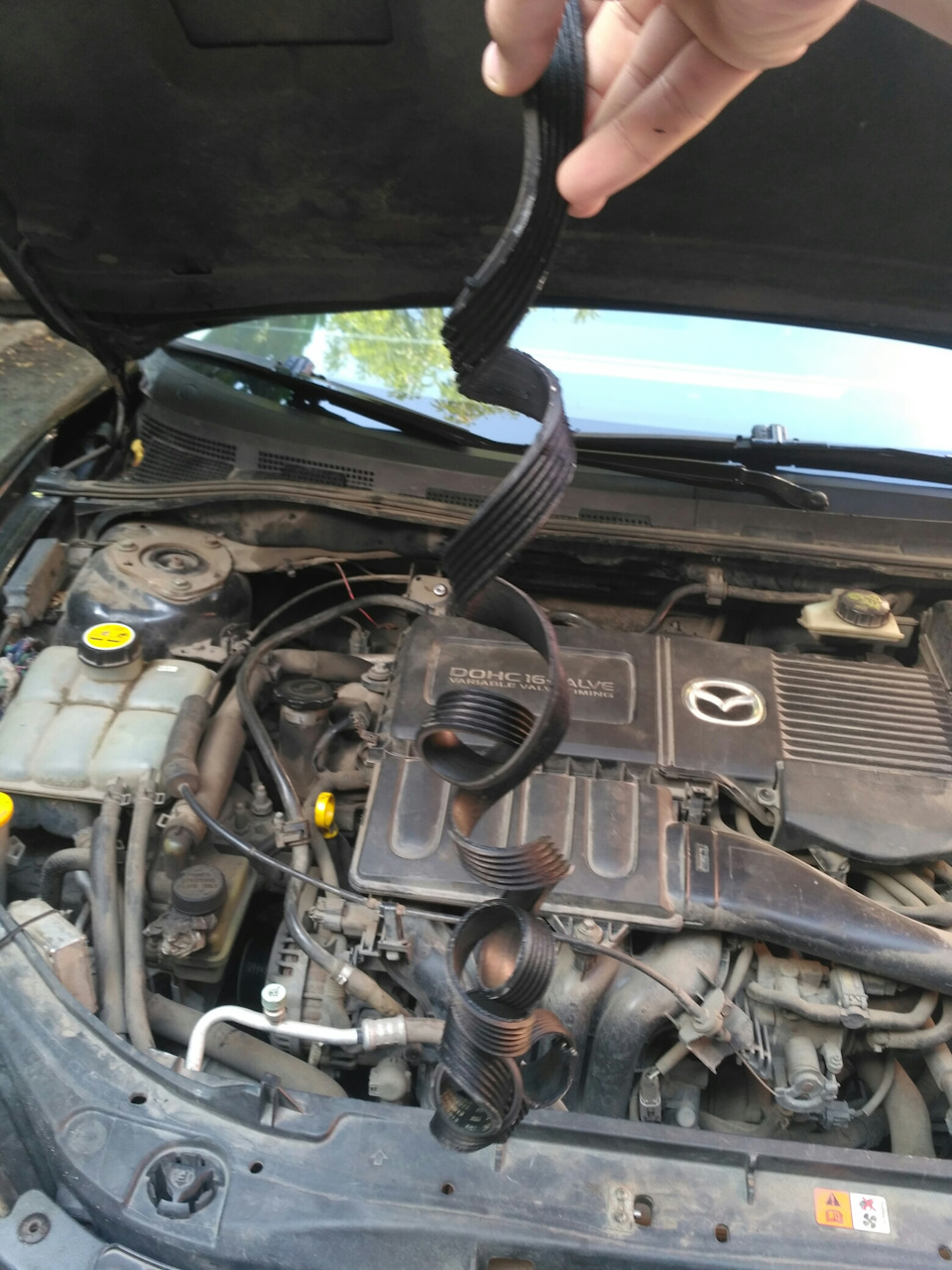 Ремень генератора. Снова — Mazda 3 (1G) BK, 1,6 л, 2008 года | поломка ...