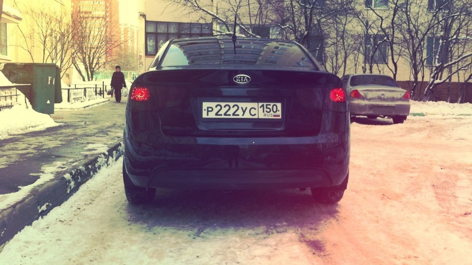 Что значит номер Вашего автомобиля? — KIA Cerato (2G), 1,6 л, 2010 года ...