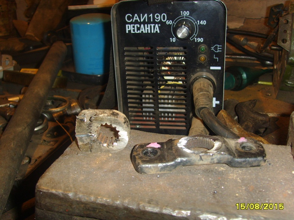 рулевой редуктор на уаз от нисан сафари почти финал. — УАЗ 31514, 2,7 л ...