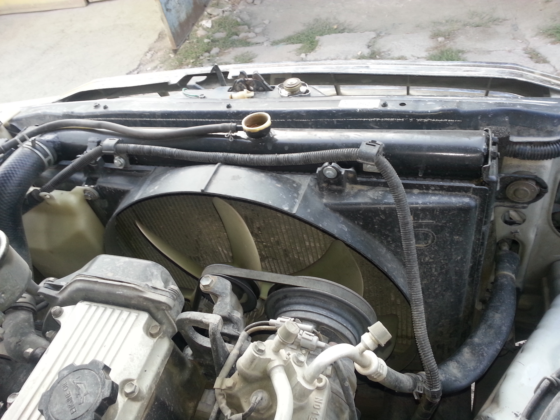 Бачок радиатора из латуни + промывка лимонной кислотой. — Toyota Land ...