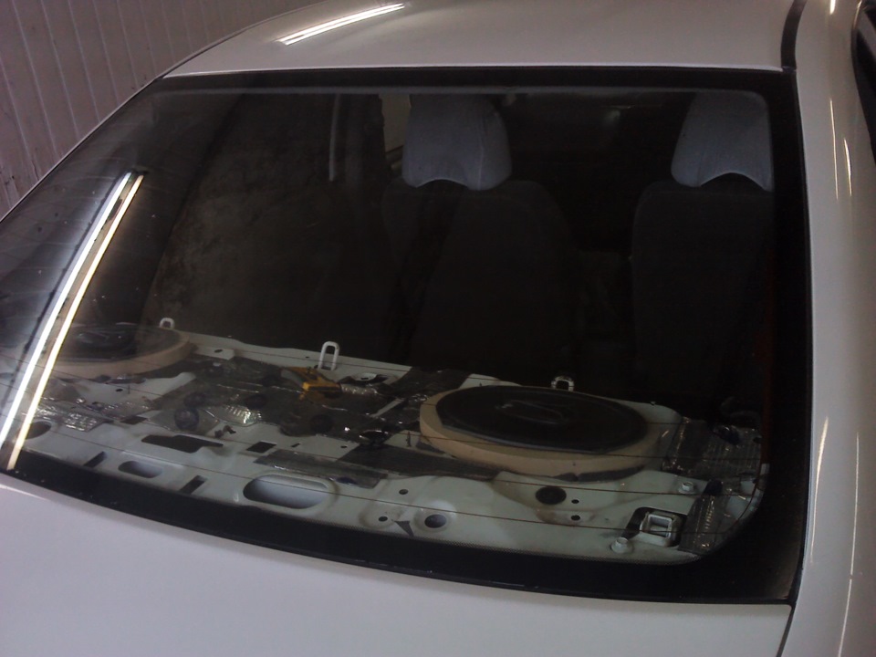 деколь "АрехИ") с полоской 5% на лобовое и замена тонировки заднего ...