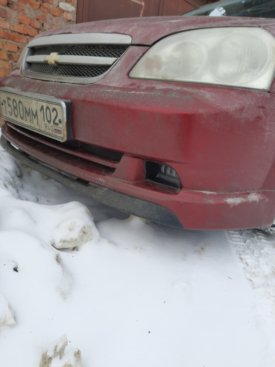 Туманки сходовыми огнями — Chevrolet Lacetti Sedan, 1,6 л, 2008 года ...