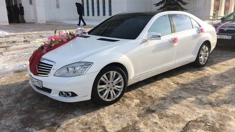 Мерседес w221 свадьба