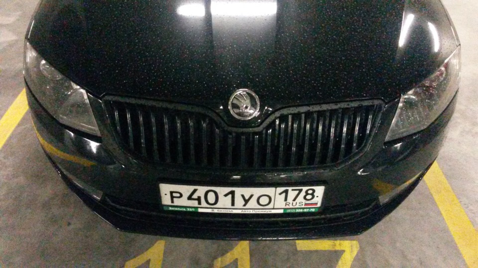 Антигравий пленка — Skoda Octavia A7 Mk3, 1,8 л, 2014 года | стайлинг ...