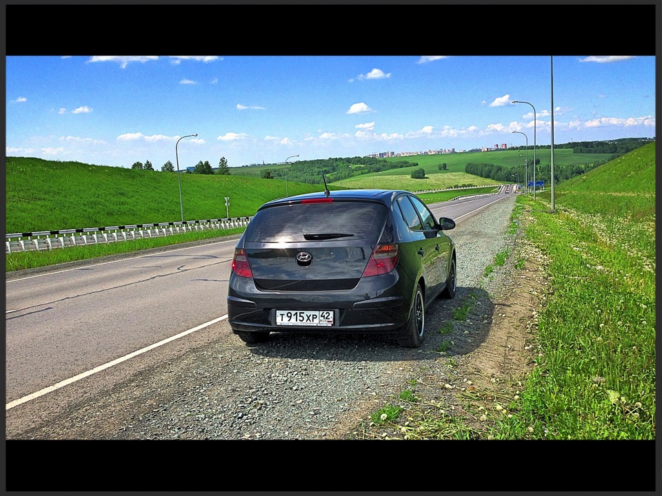 Легкая тонировка фонарей — Hyundai i30 (1G), 1,4 л, 2009 года ...