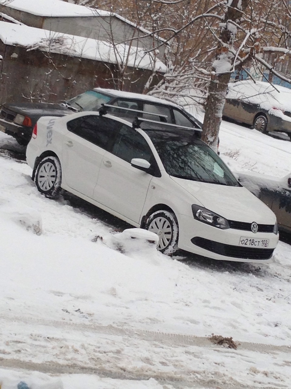 Авто багажник.❄️☔️⚡️☀️🏂🚴🚗🚕🚖🚛🚚🚙🚩 — Volkswagen Polo Sedan, 1,6 л,  2013 года | аксессуары | DRIVE2