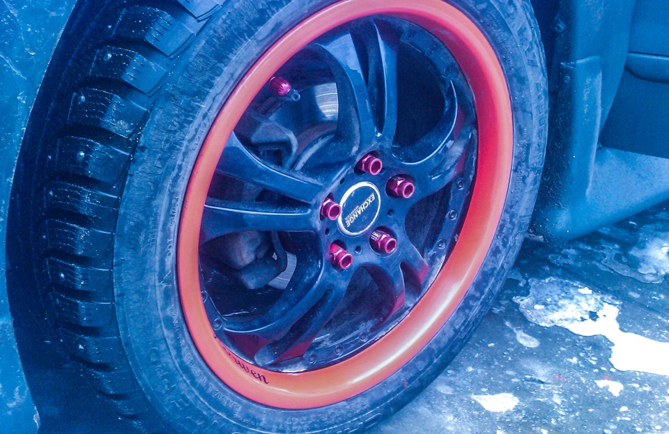 Спортивные колесные гайки D1 — Mitsubishi Galant (8G), 2,4 л, 1999 года ...