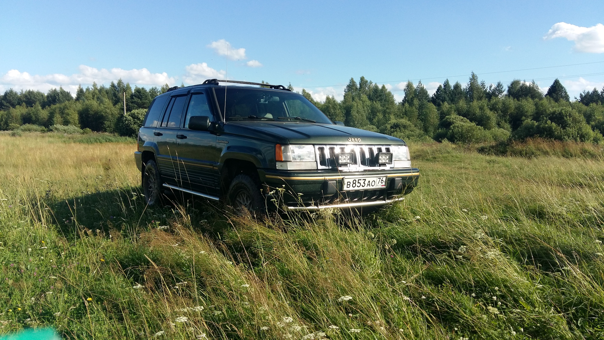 Джип Гранд Чероки по бездорожью