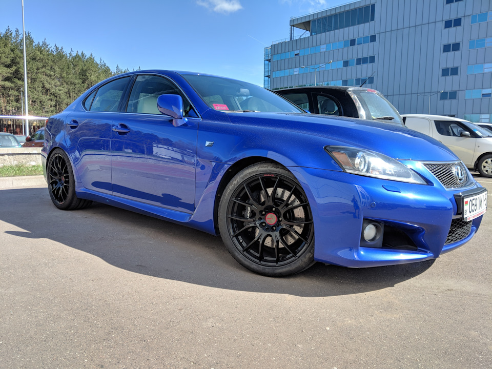 Lexus is f Ultrasonic Blue Metallic