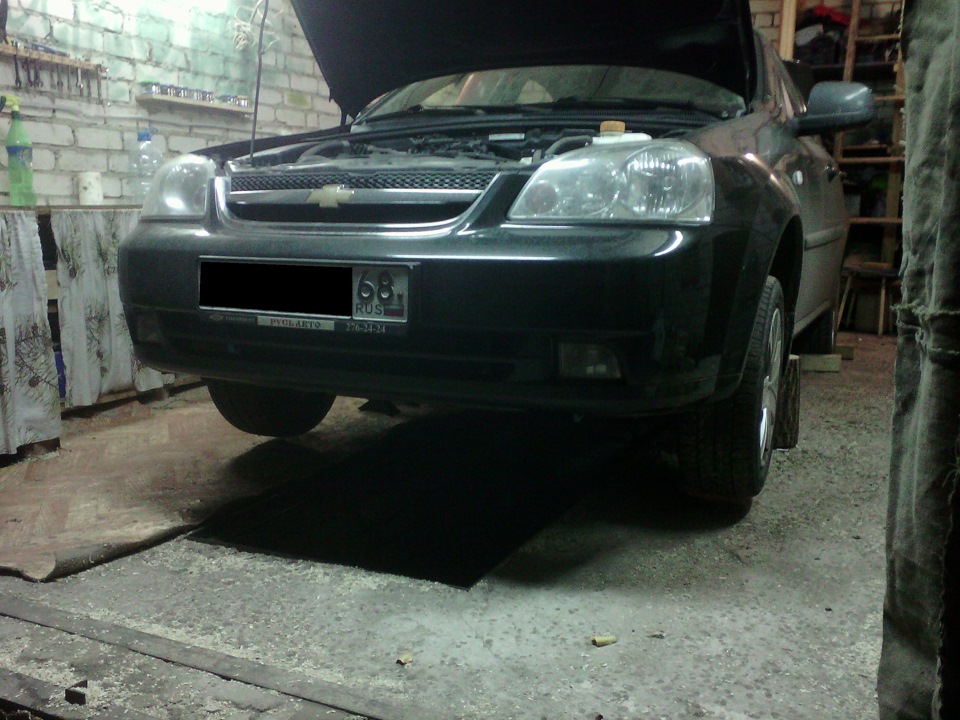 Замена жидкости ГУР — Chevrolet Lacetti Sedan, 1,6 л, 2012 года ...