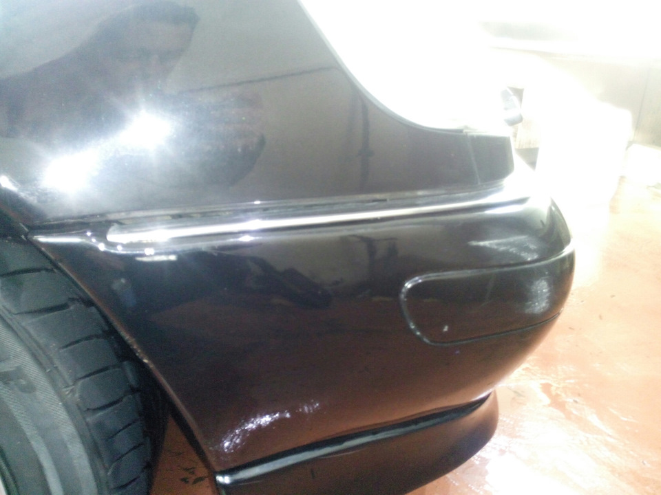 какой то подлец притер бампер и молчит — Mercedes-Benz CL-class (W140 ...