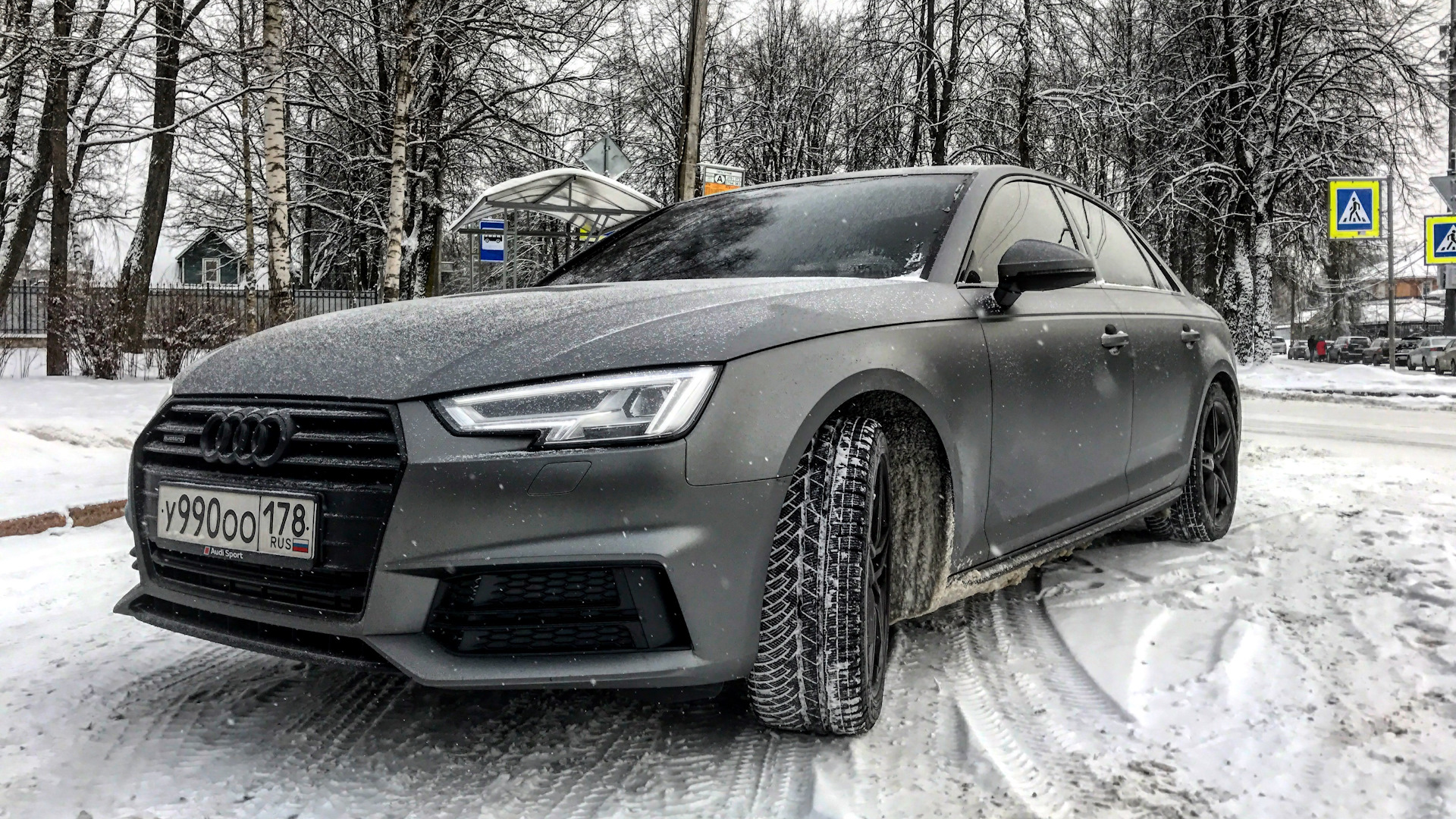 Audi A4 (B9) 2.0 бензиновый 2017 | Satin Grey 😈 на DRIVE2