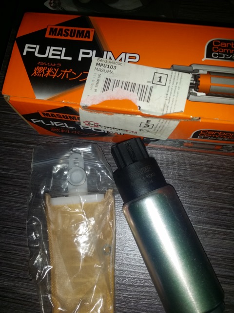 MPU103 Насос топливный Masuma 150L/h, 3kg/cm2, сетка MPU-002, carbon ...