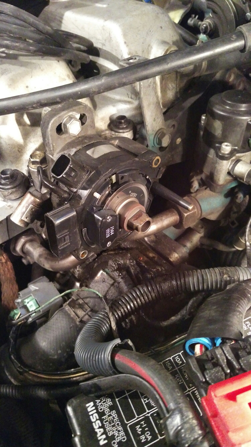 Замена бегунка и прокладки трамблера — Infiniti G20 (P11), 2 л, 2001 ...