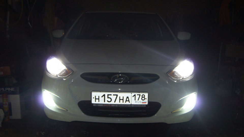 Би-ксенон установлен (будем сравнивать плюсы и минусы) — Hyundai ...