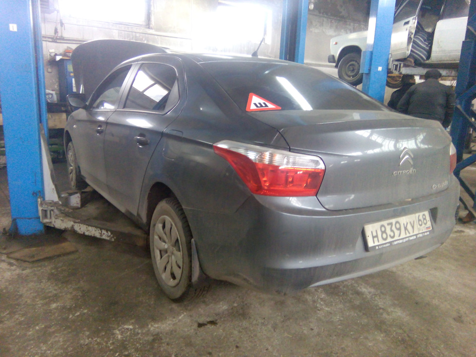 Фото в бортжурнале Citroen C-Elysee