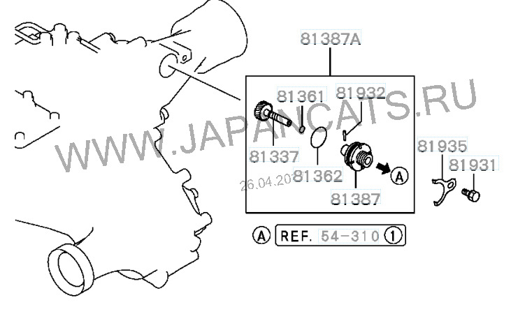 Датчик скорости паджеро спорт 2