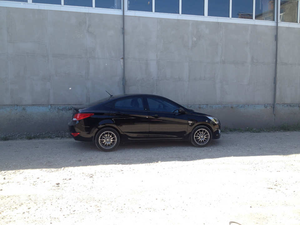 Тонировка 50 — Hyundai Solaris (1G), 1,6 л, 2014 года | тюнинг | DRIVE2