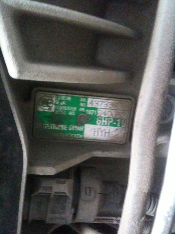 Замена масло в коробе 6hp-19 мифы — Audi A4 (B7), 2 л, 2007 года ...