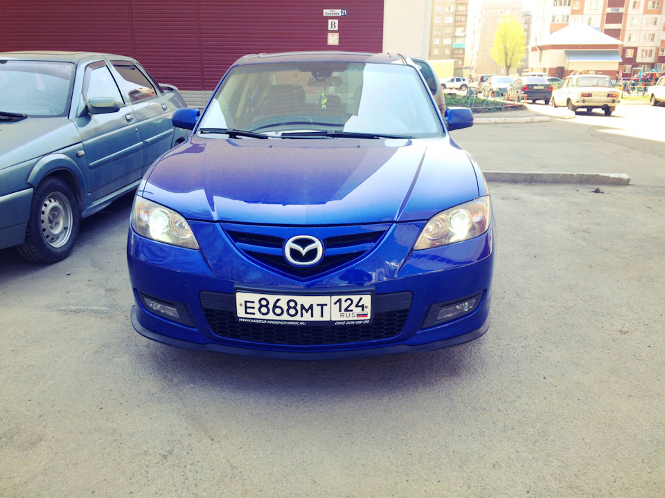 Губа на бампер — Mazda 3 (1G) BK, 2 л, 2006 года | стайлинг | DRIVE2