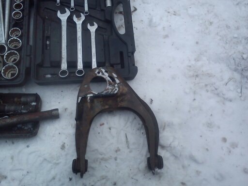 кастор на стандартных рычагах — Lada 2101, 1,1 л, 1973 года | другое ...