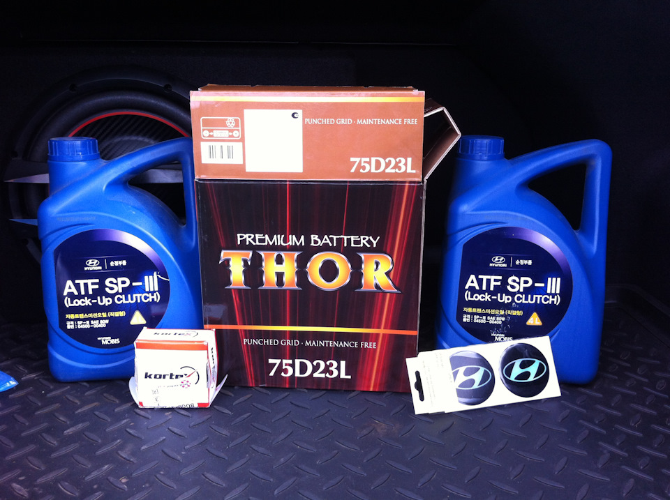 Аккумулятор, ступичный подшипник и всё это новое. — Hyundai Solaris, 1 ...