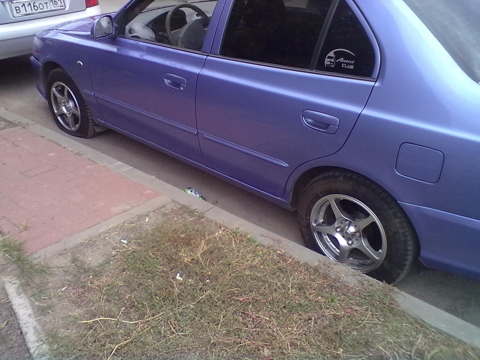 Порезали — Hyundai Accent (2G), 1,5 л, 2005 года | другое | DRIVE2