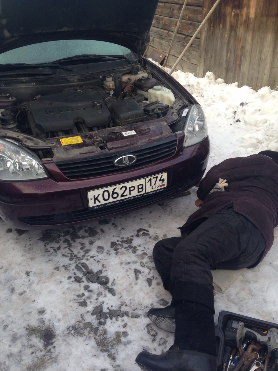 Установка волговского сигнала))) — Lada Приора хэтчбек, 1,6 л, 2012 ...