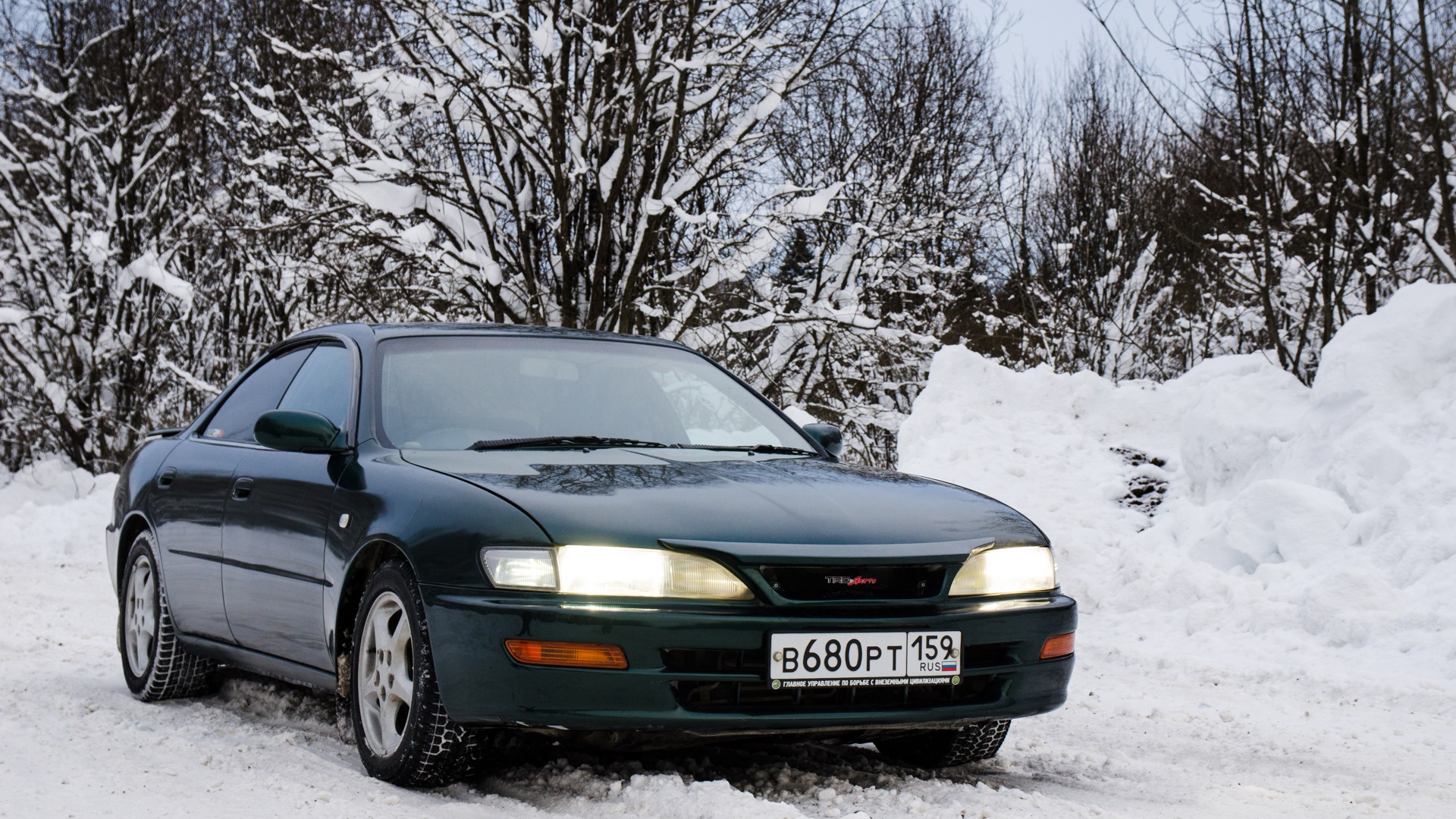 Toyota Carina ED (3G) 2.0 бензиновый 1994 | 4WS ST-203 S-Limited 緑の党 на  DRIVE2