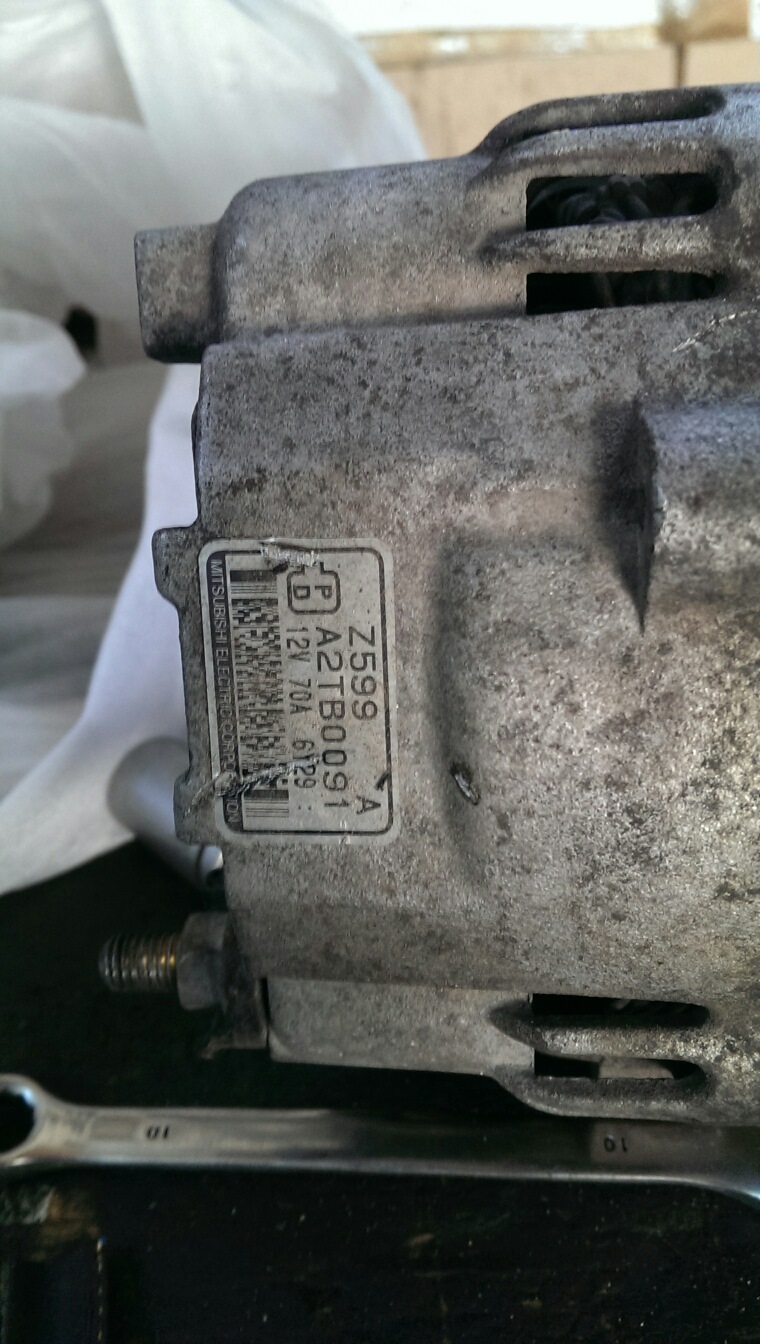Замена генератора, батареи регистратора. — Mazda 323 V, 1,5 л, 1997 ...