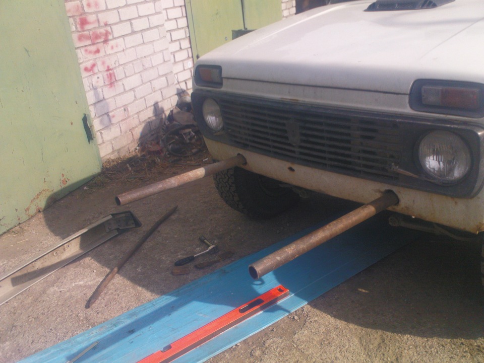 Установка лебёдки — Lada 4x4 3D, 1,7 л, 1992 года | своими руками | DRIVE2