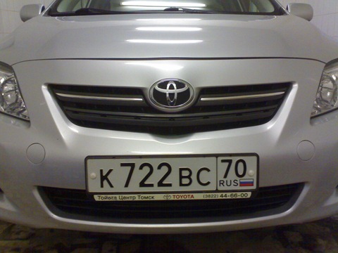 About the grille moldings  - Toyota Corolla 16L 2007