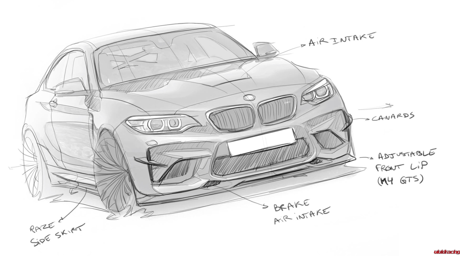 BMW m4 чертеж