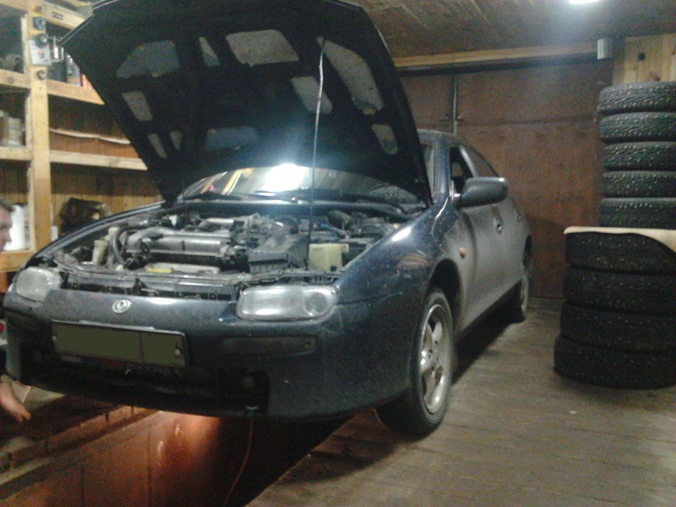 Плавают обороты и мигает лампочка давления масла! — Mazda 323 V, 1,5 л ...