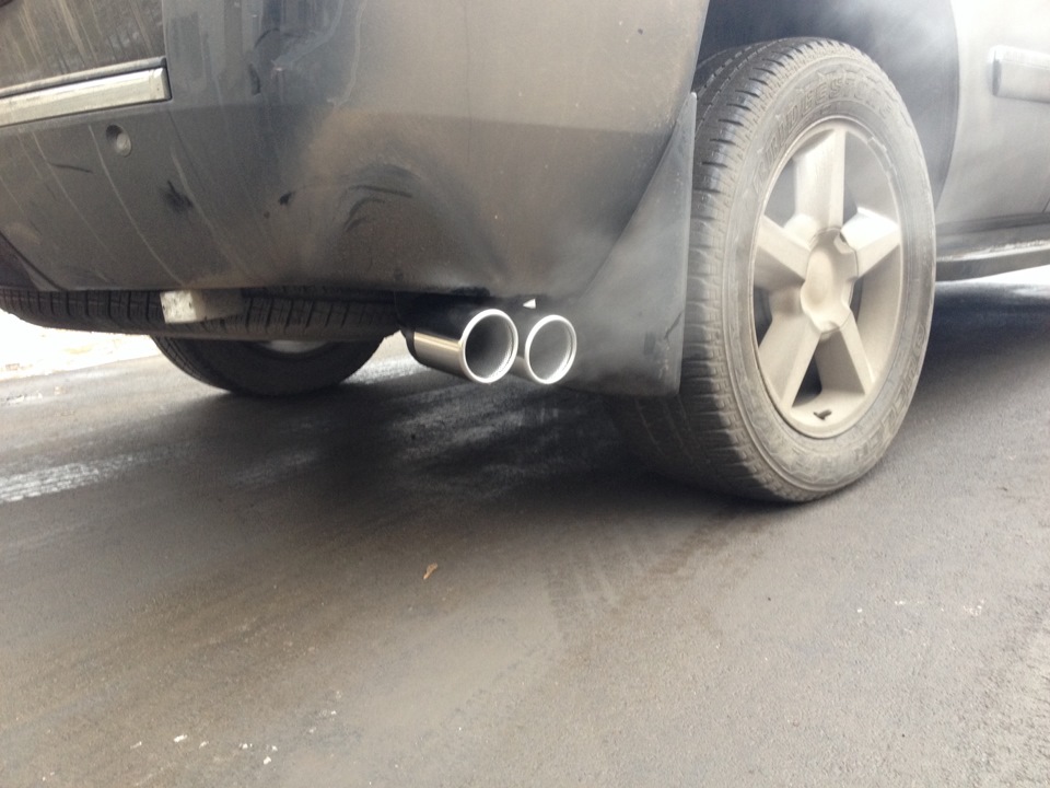 Удаление Резонатора и установка соток Buzzer — Chevrolet Tahoe (GMT900 ...