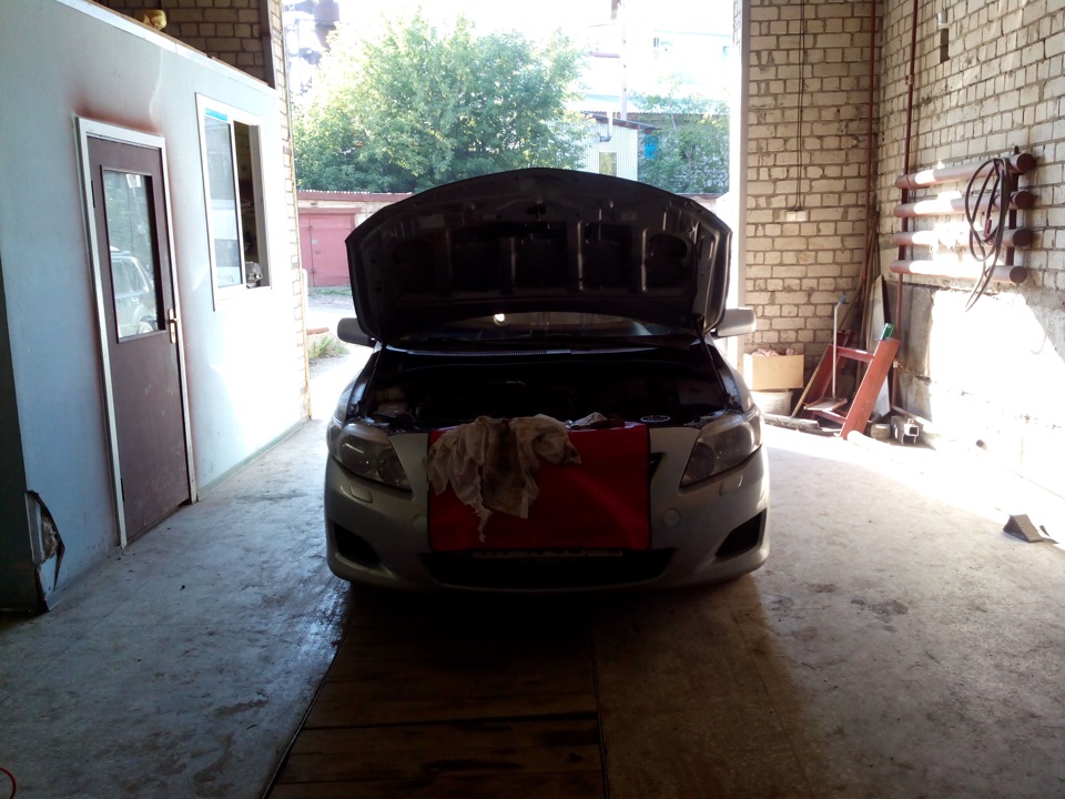 Промывка форсунок ультразвуком — Toyota Corolla (140/150), 1,6 л, 2007 ...