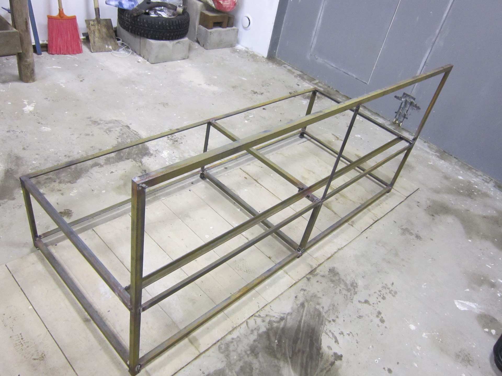 Гараж на санях своими руками