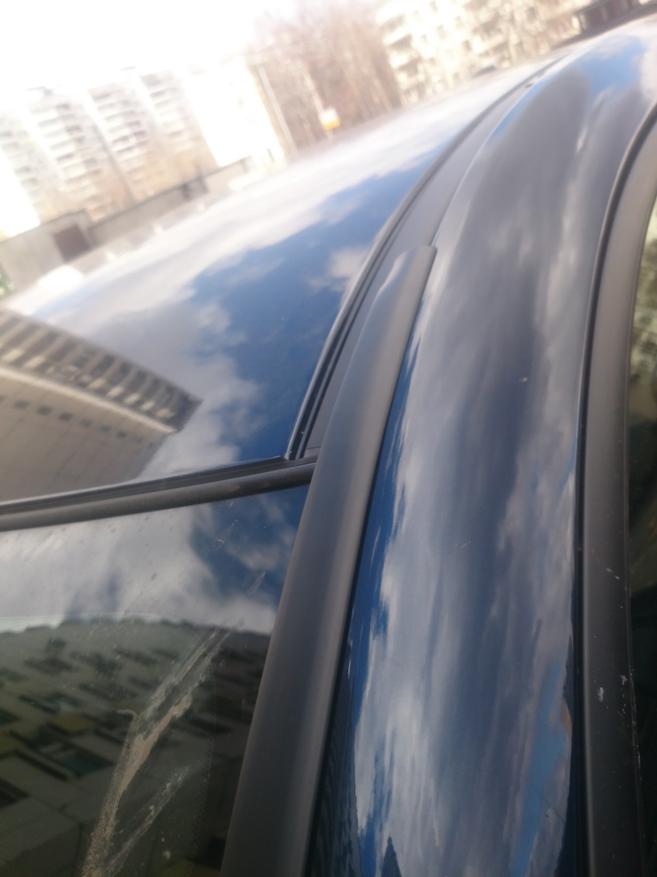 Дефлектор на лобовое стекло и крепление радара — Mazda CX-5 (1G), 2,5 л ...