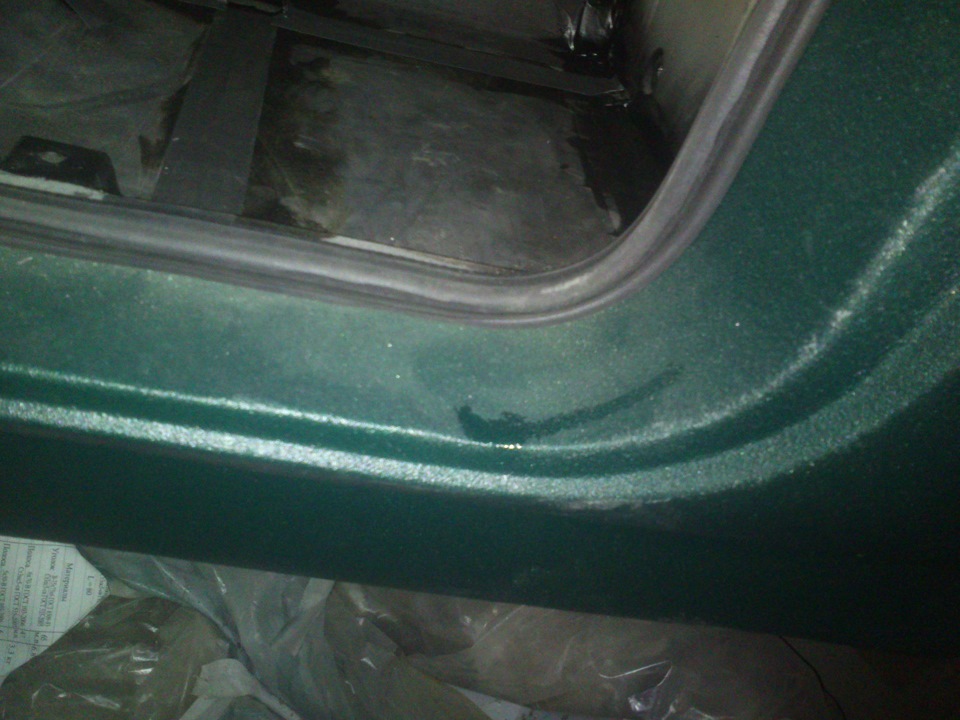 Монтаж стекол + уплотнители дверных проемов 08 — Lada 4x4 3D, 1,6 л ...