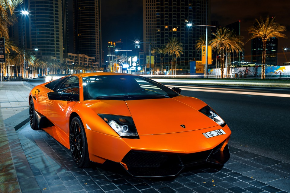 Lamborghini Murcielago lp670 4 SV синяя