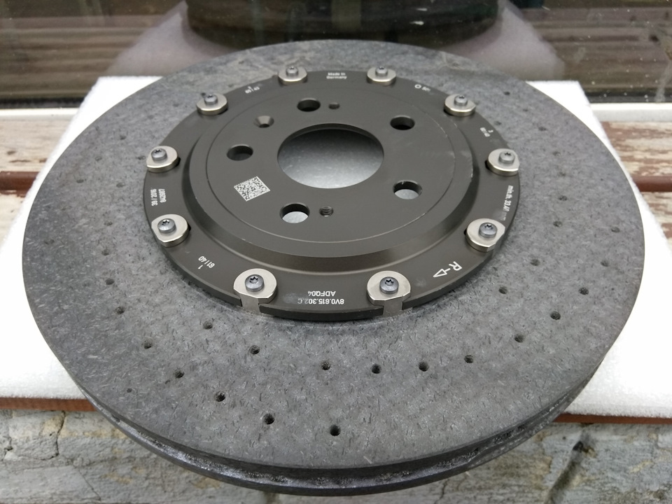 Карбон-керамические тормозные диски RS3 8V — Street Unit на DRIVE2