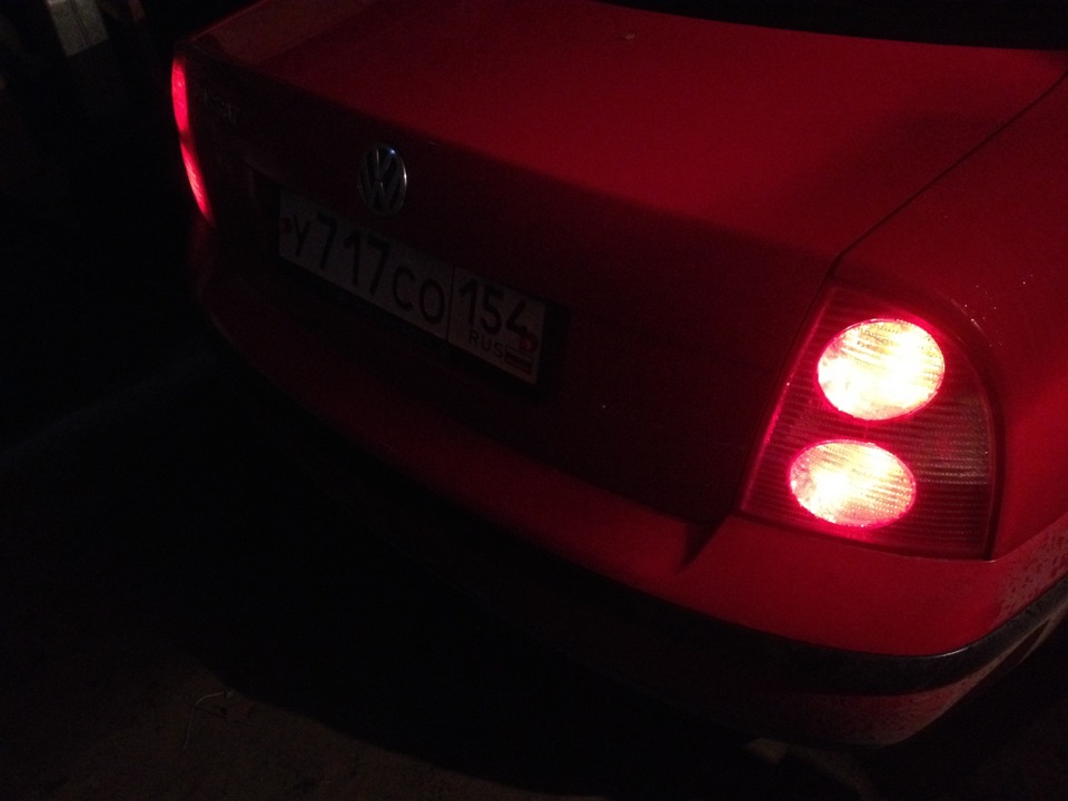 Восстановление подсветки номера — Volkswagen Passat B5, 1,6 л, 2001 ...