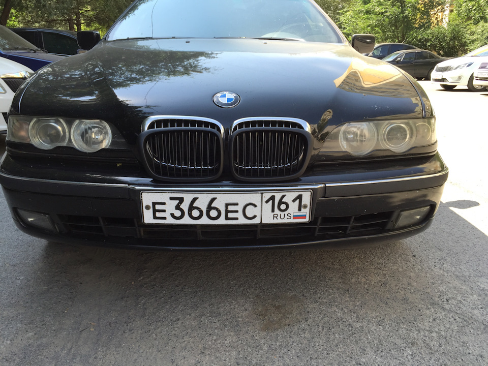 bmw e39 черные ноздри