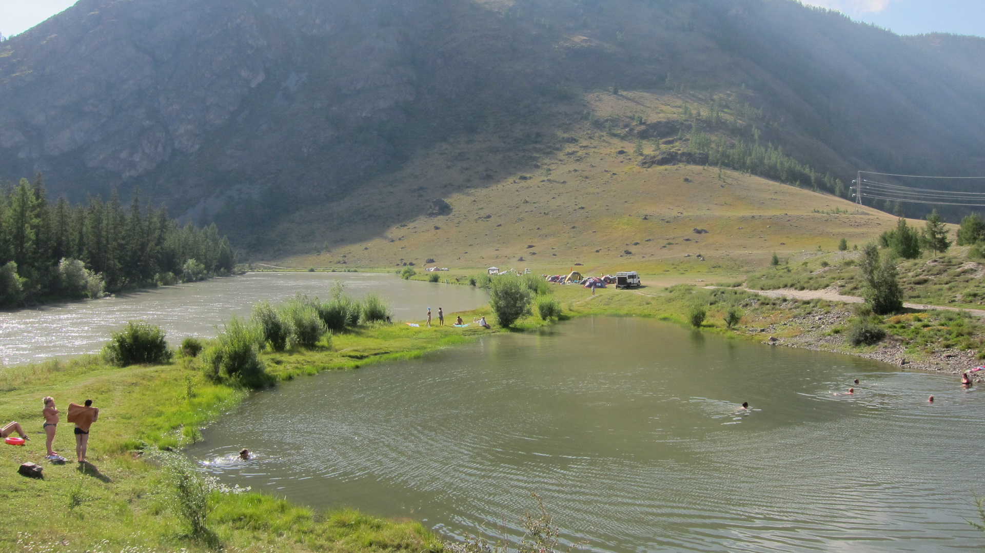 Озеро Кальдинкуль Алтай