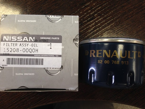 1520800Q0H Фильтр масляный NISSAN INFINITI | Запчасти на DRIVE2
