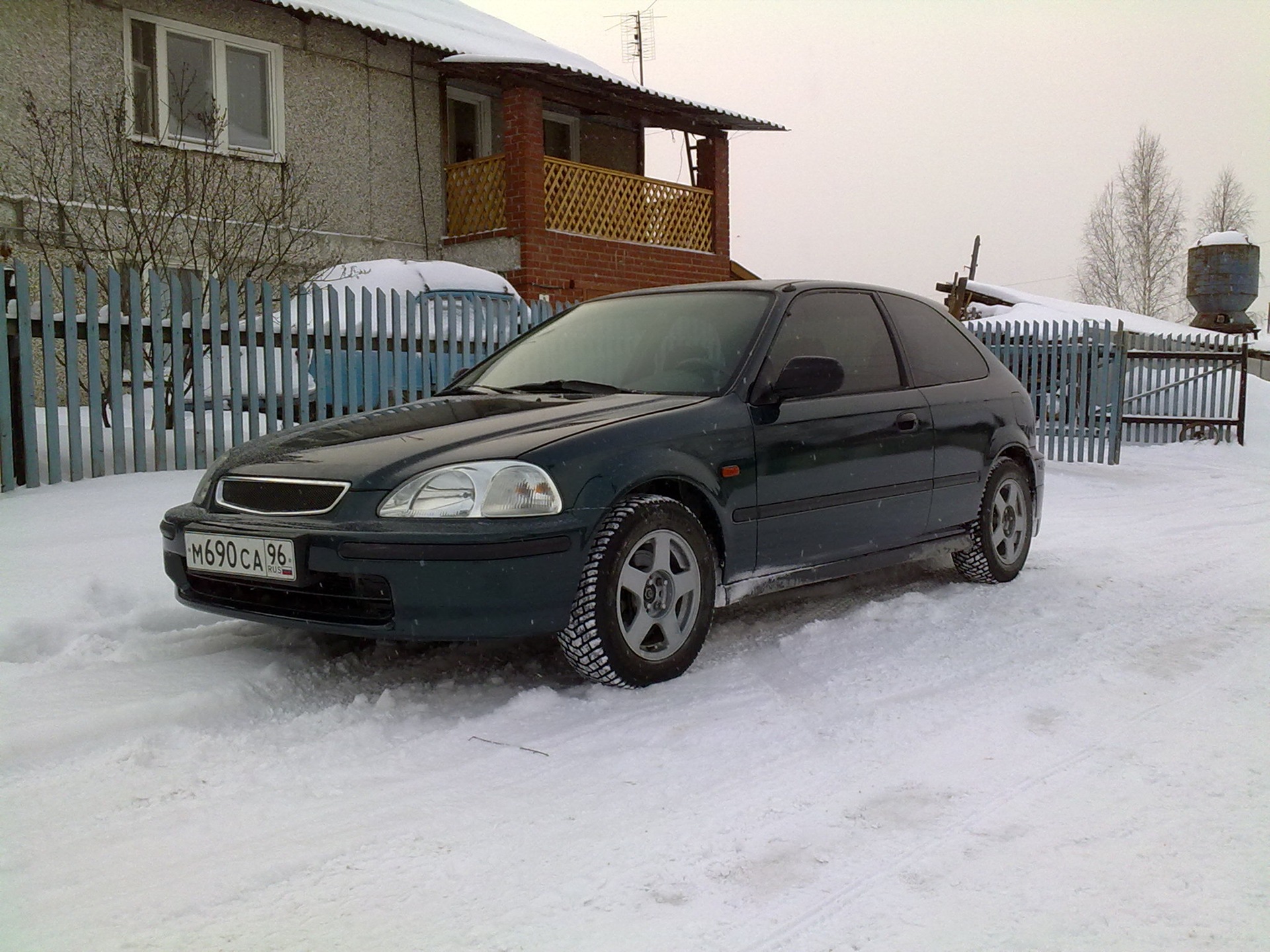 Все! машина целиком и полностью на ходу))) — Honda Civic Hatchback (6G),  1,5 л, 1997 года | фотография | DRIVE2