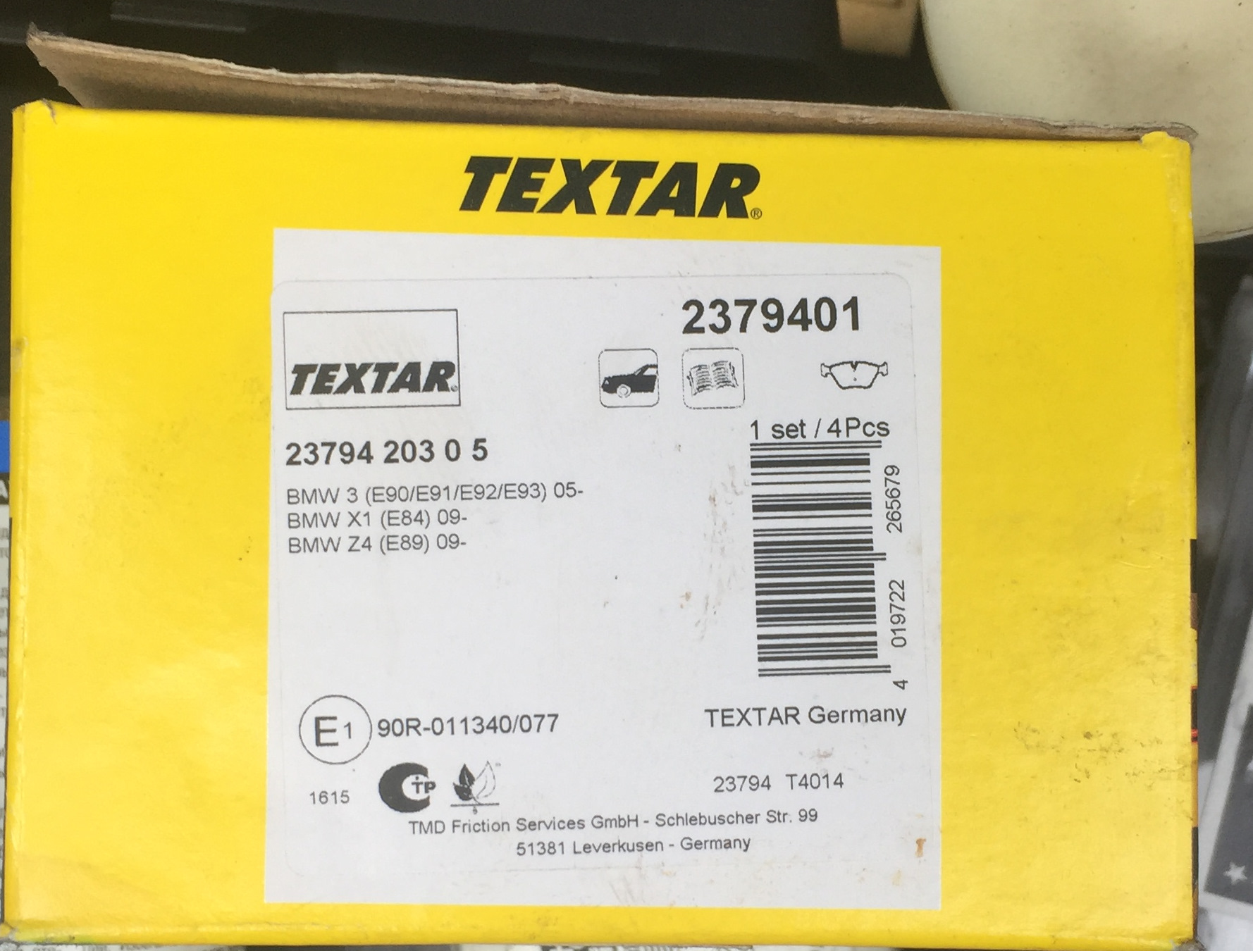 тормозные диски textar отзывы