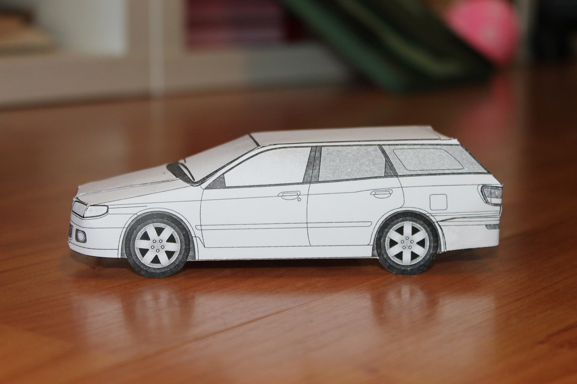 Делаю бумажный макет своего авто — Nissan Avenir (2G), 2 л, 2001 года ...