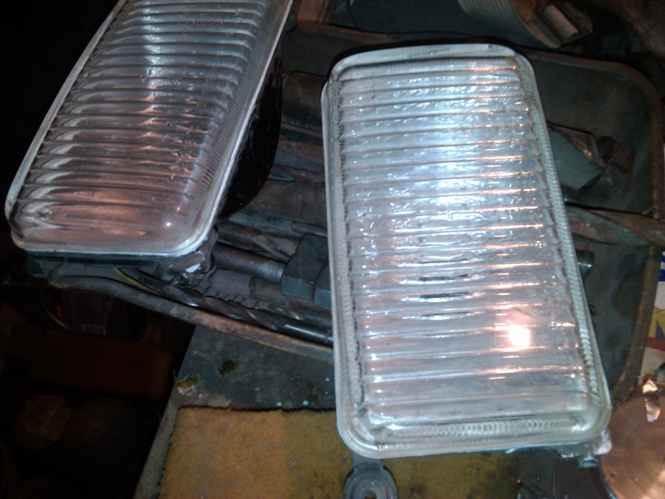 Восстанавливаем отражатель противотуманки — Lada 21113, 1,5 л, 2002 ...